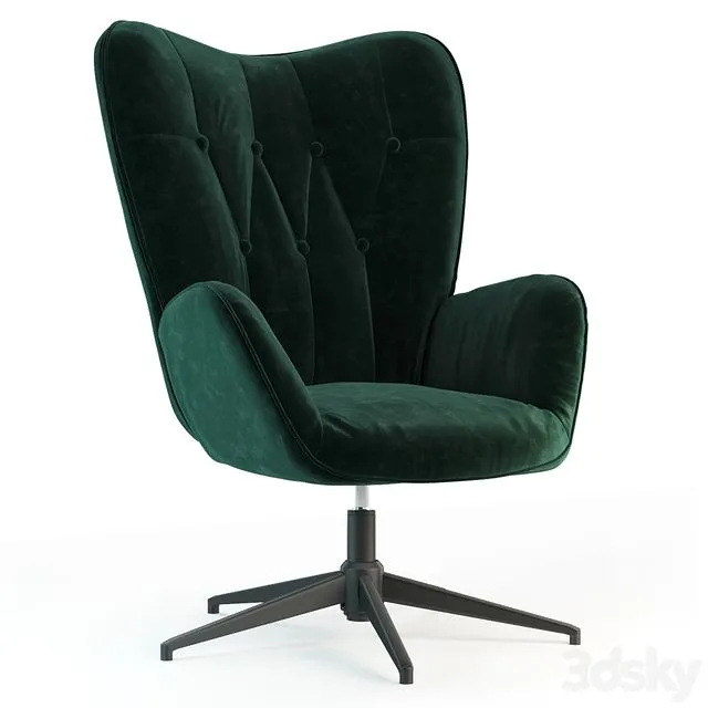 Office chair Melvin 3D Model