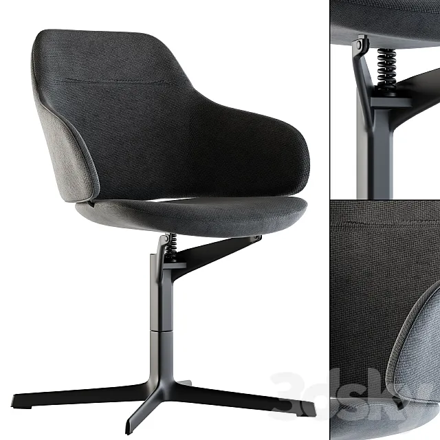 Office Chair Modern Fabric 3DModel Office Chair Modern Fabric 3DModel
