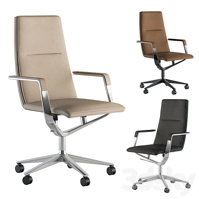 Office Chair Set 10 3DModel