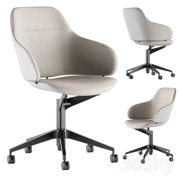 Office Chair Set 13 3D Model Free Download