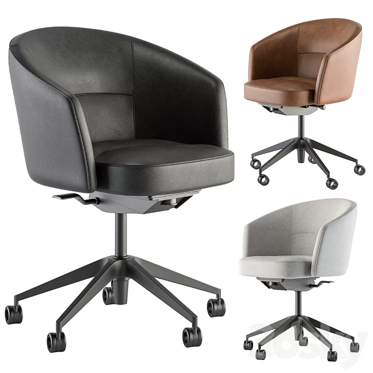 Office Chair – Set 18 3D Model Free Download