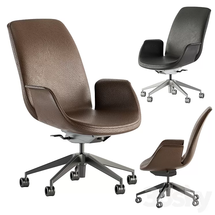 Office Chair – Set 20 3D Model Free Download