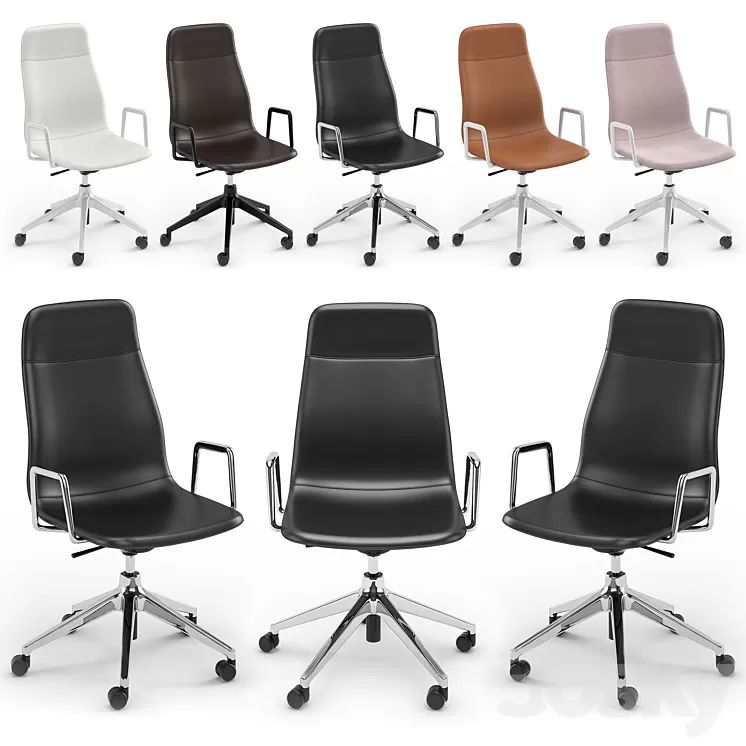 Office chair Viv Herman Miller 3D Model Office chair Viv Herman Miller 3D Model
