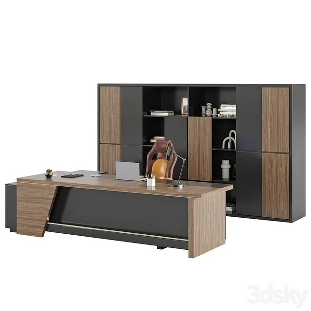 Office Furniture 01 3D Model