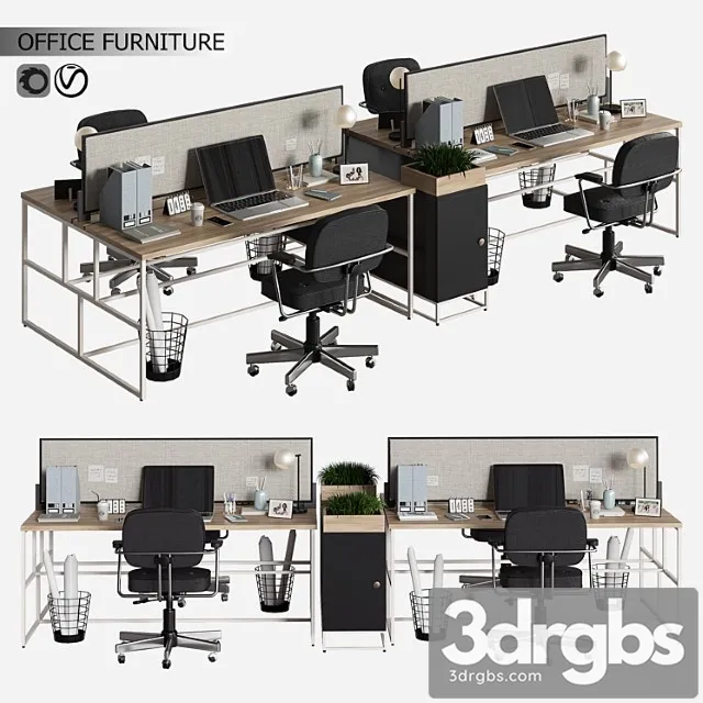 Office Furniture 05 2 3D Model Download