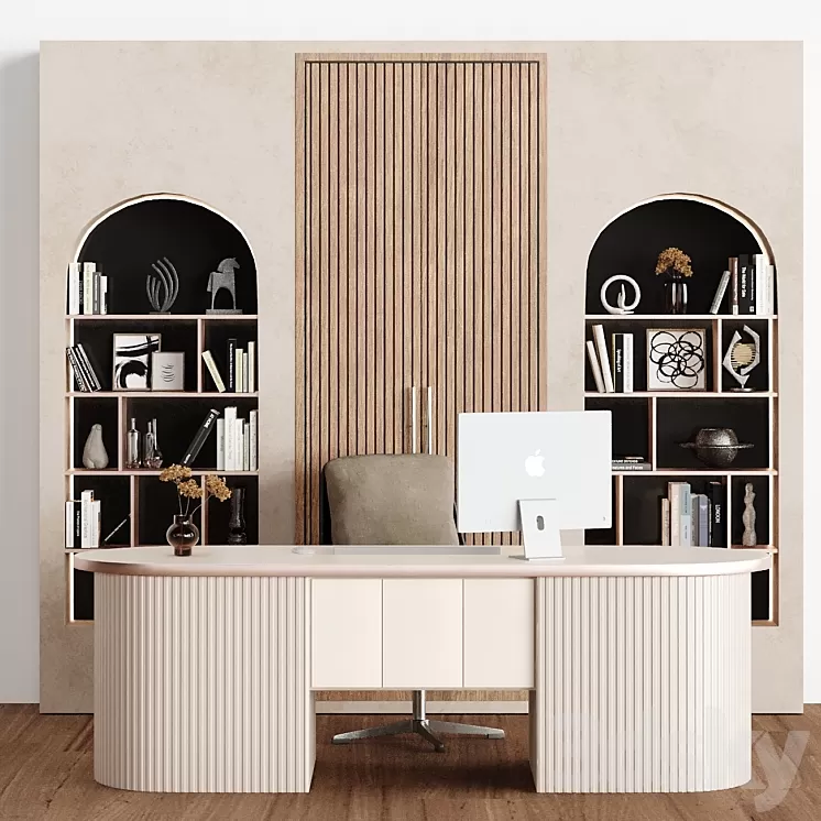 office furniture 5 3D Model Free Download