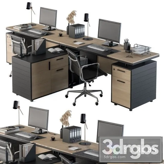 Office Furniture 90 3D Model Download