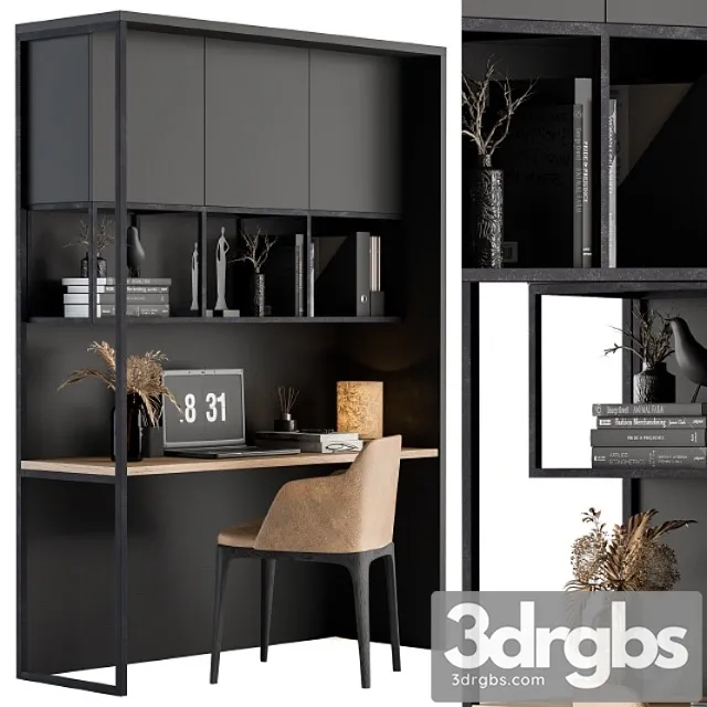 Office furniture – home office 11 2 3D Model Download