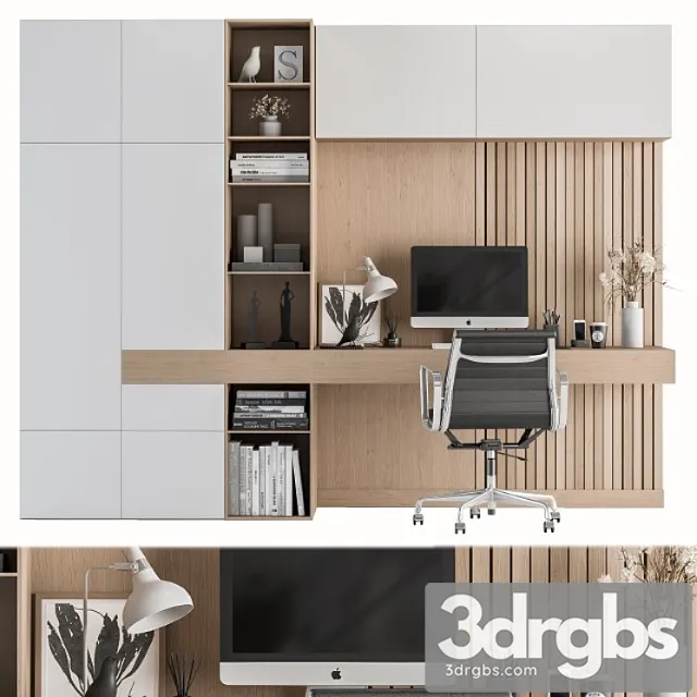 Office furniture – home office 17 2 3D Model Download