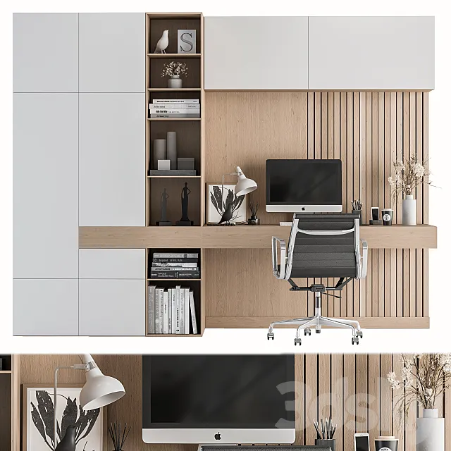 Office Furniture – Home Office 17 3D Model Office Furniture – Home Office 17 3D Model