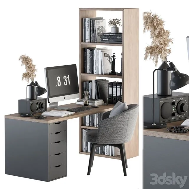 Office Furniture – Home Office 19 3D Model Office Furniture – Home Office 19 3D Model