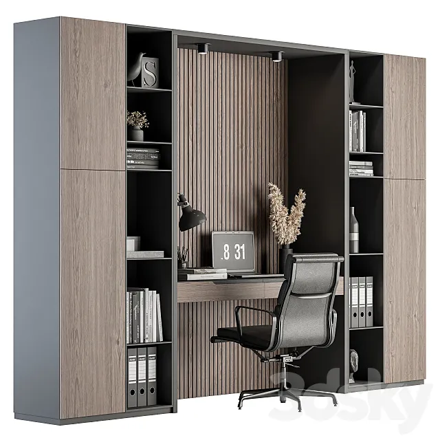 Office Furniture – Home Office 19 3D Model Office Furniture – Home Office 19 3D Model