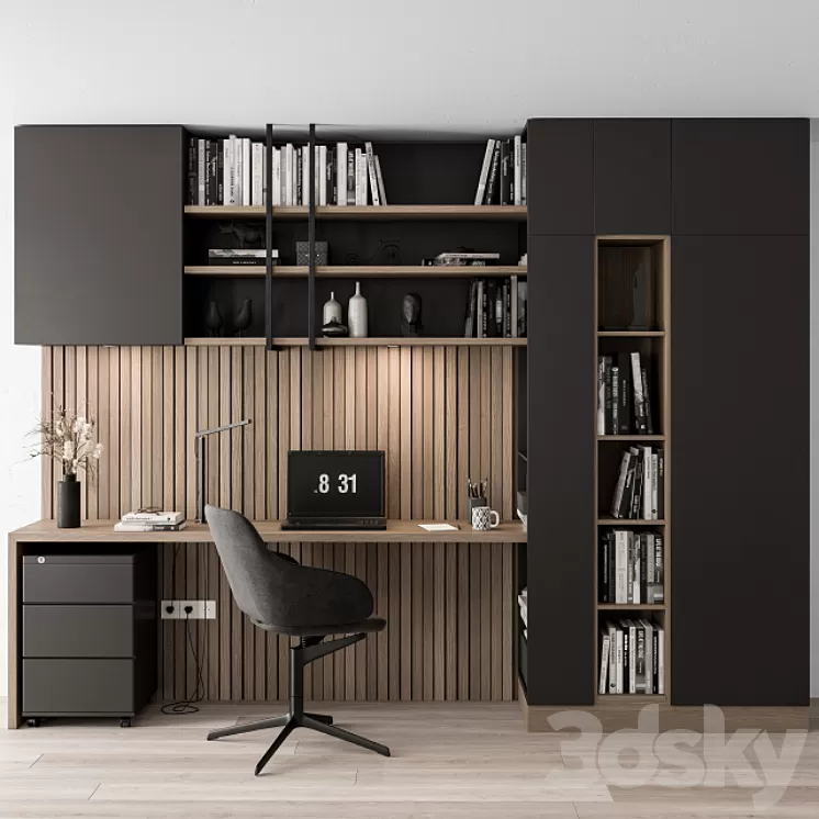 Office Furniture – Home Office 27 3D Model