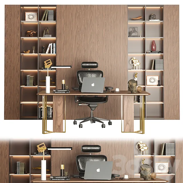 Office Furniture – Set 5 3D Model