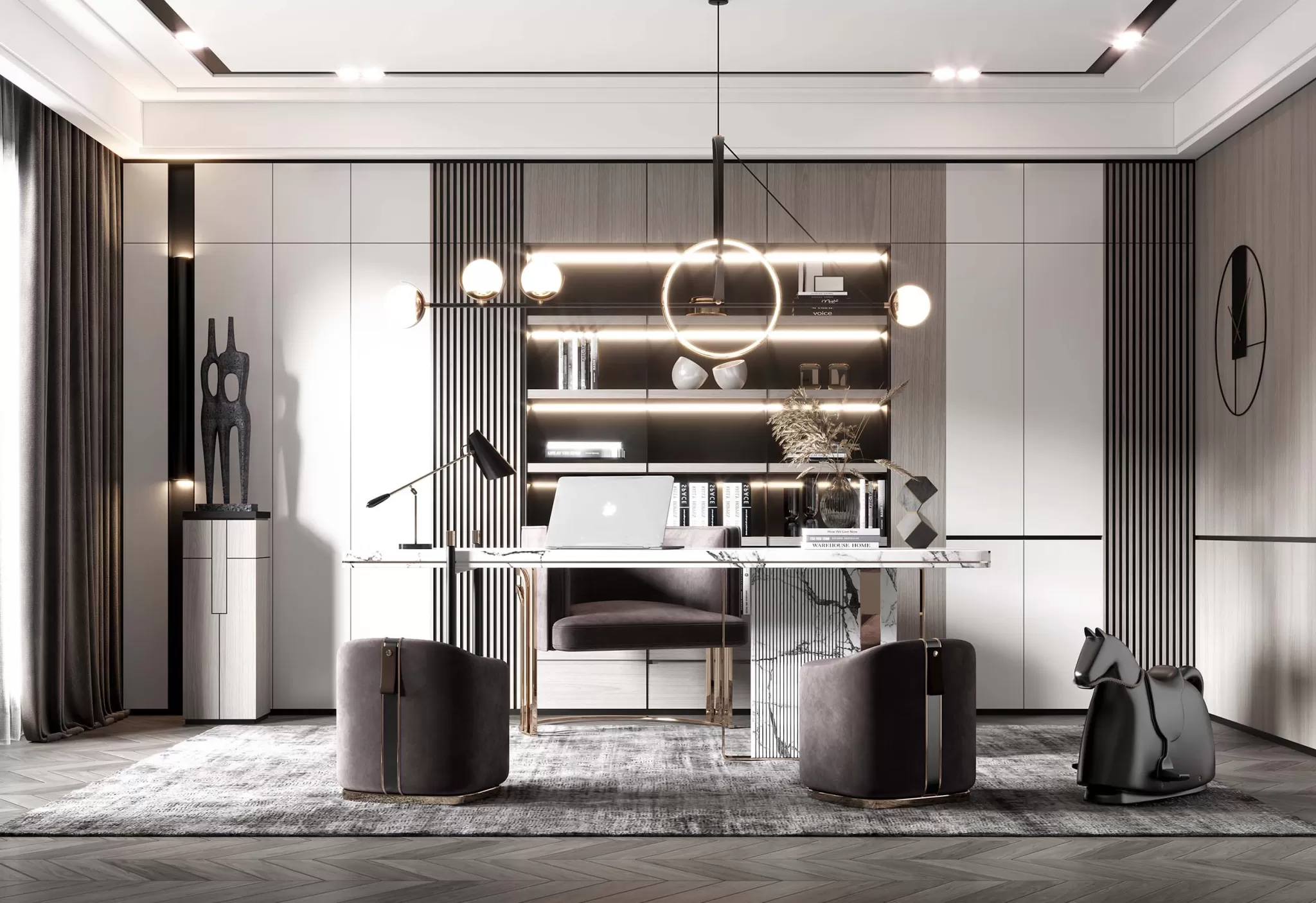 OFFICE HOME – 3D SCENE – 348