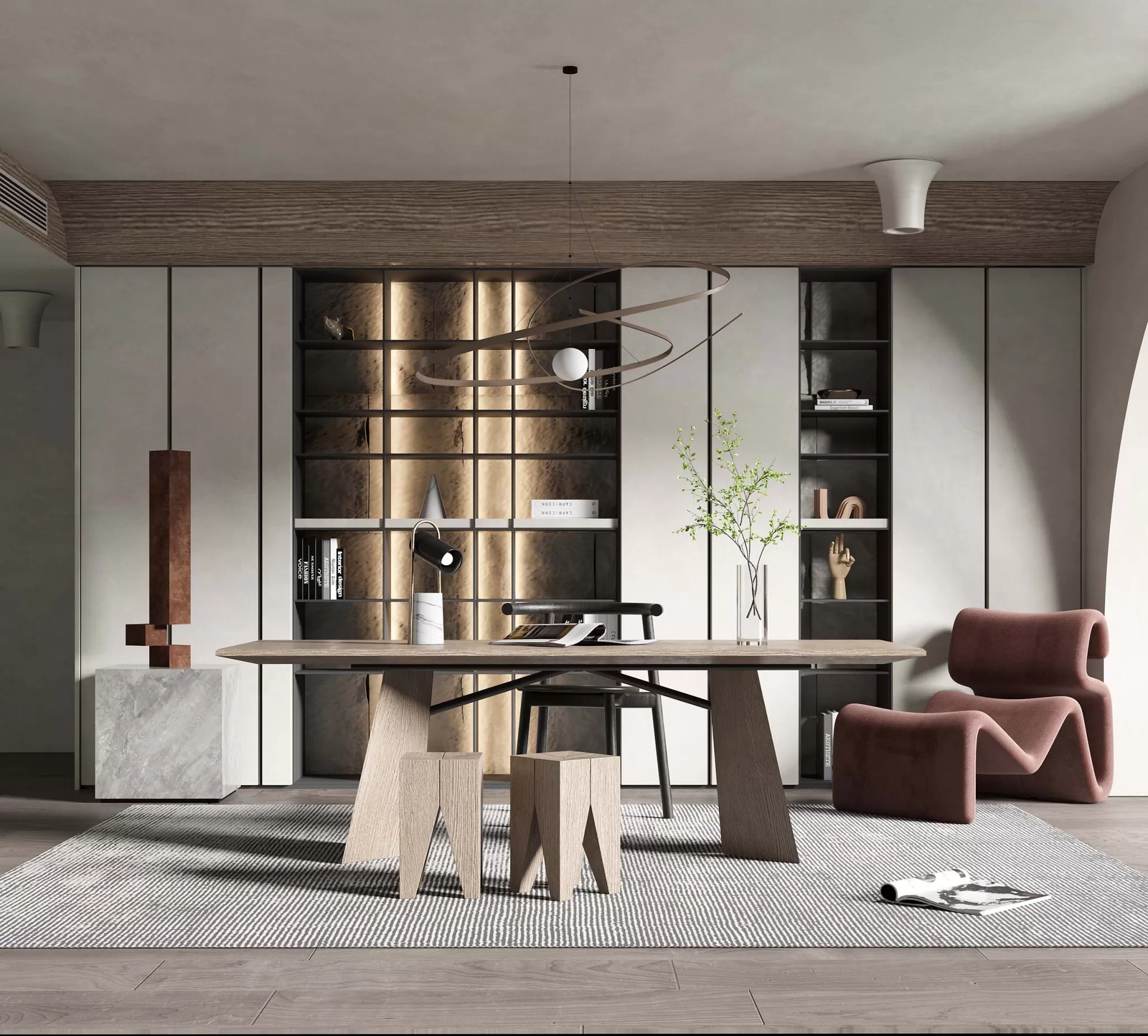 OFFICE HOME – 3D SCENE – 351