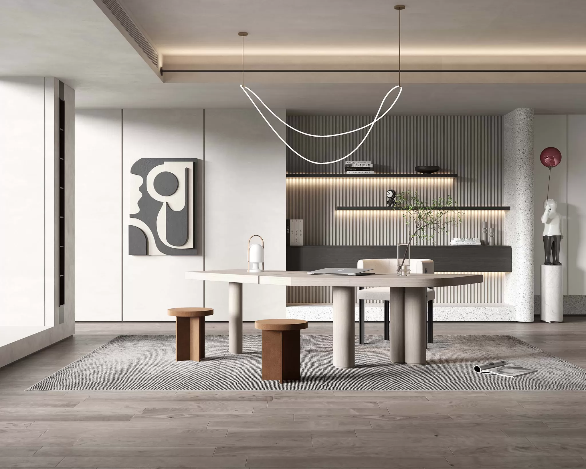 OFFICE HOME – 3D SCENE – 358