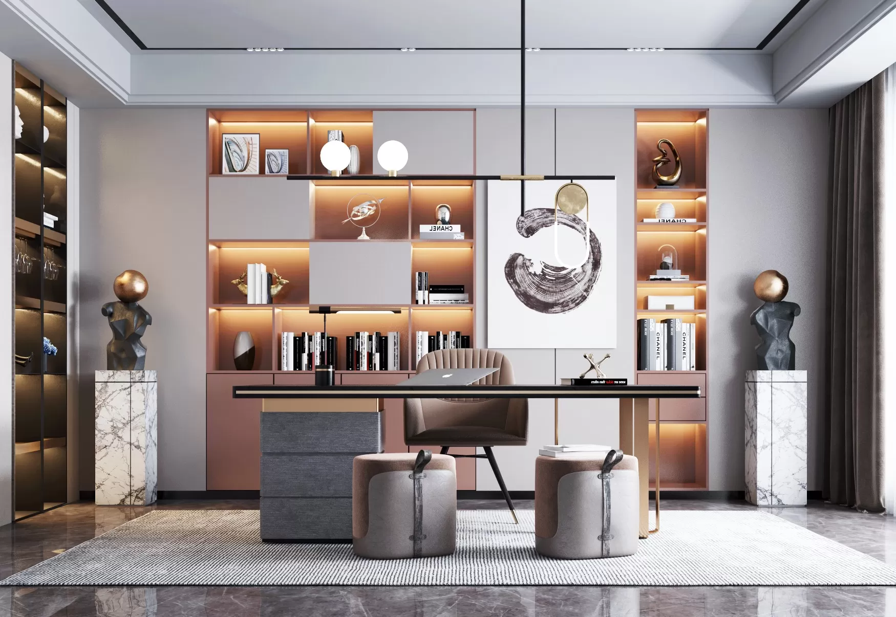 OFFICE HOME – 3D SCENE – 366