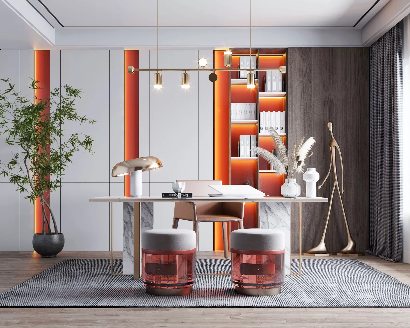 OFFICE HOME – 3D SCENE – 370