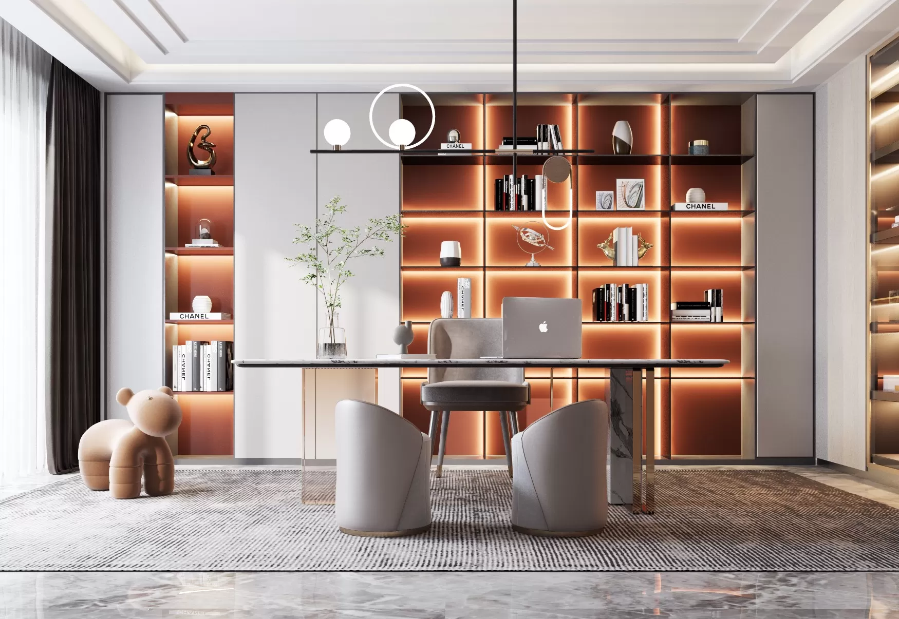 OFFICE HOME – 3D SCENE – 371