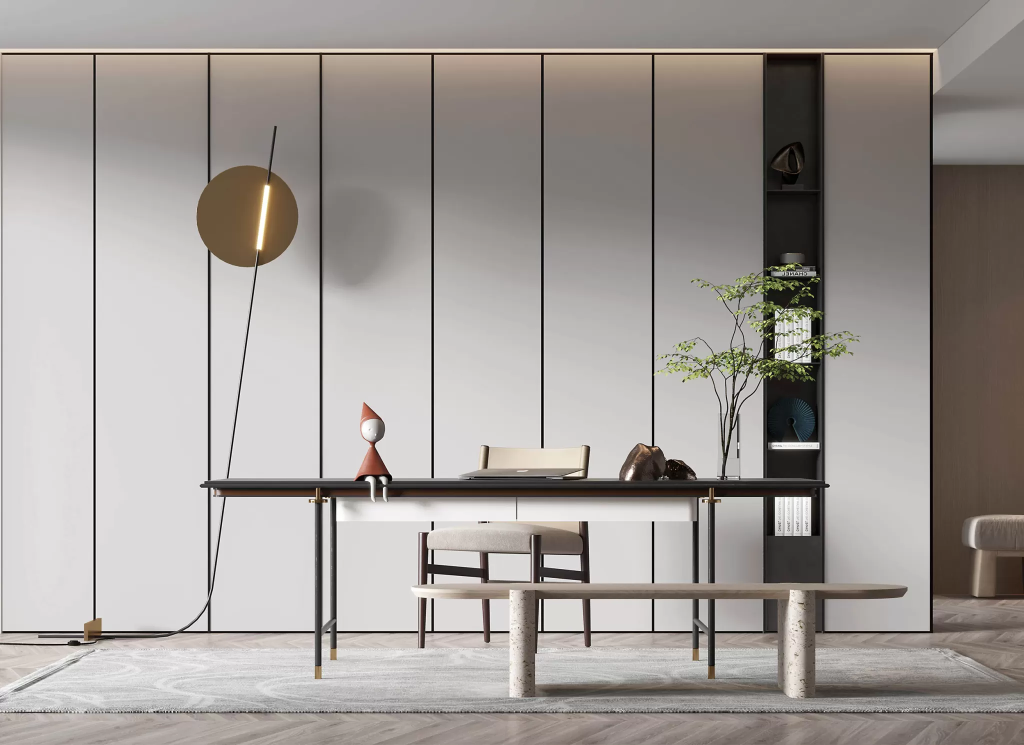 OFFICE HOME – 3D SCENE – 381