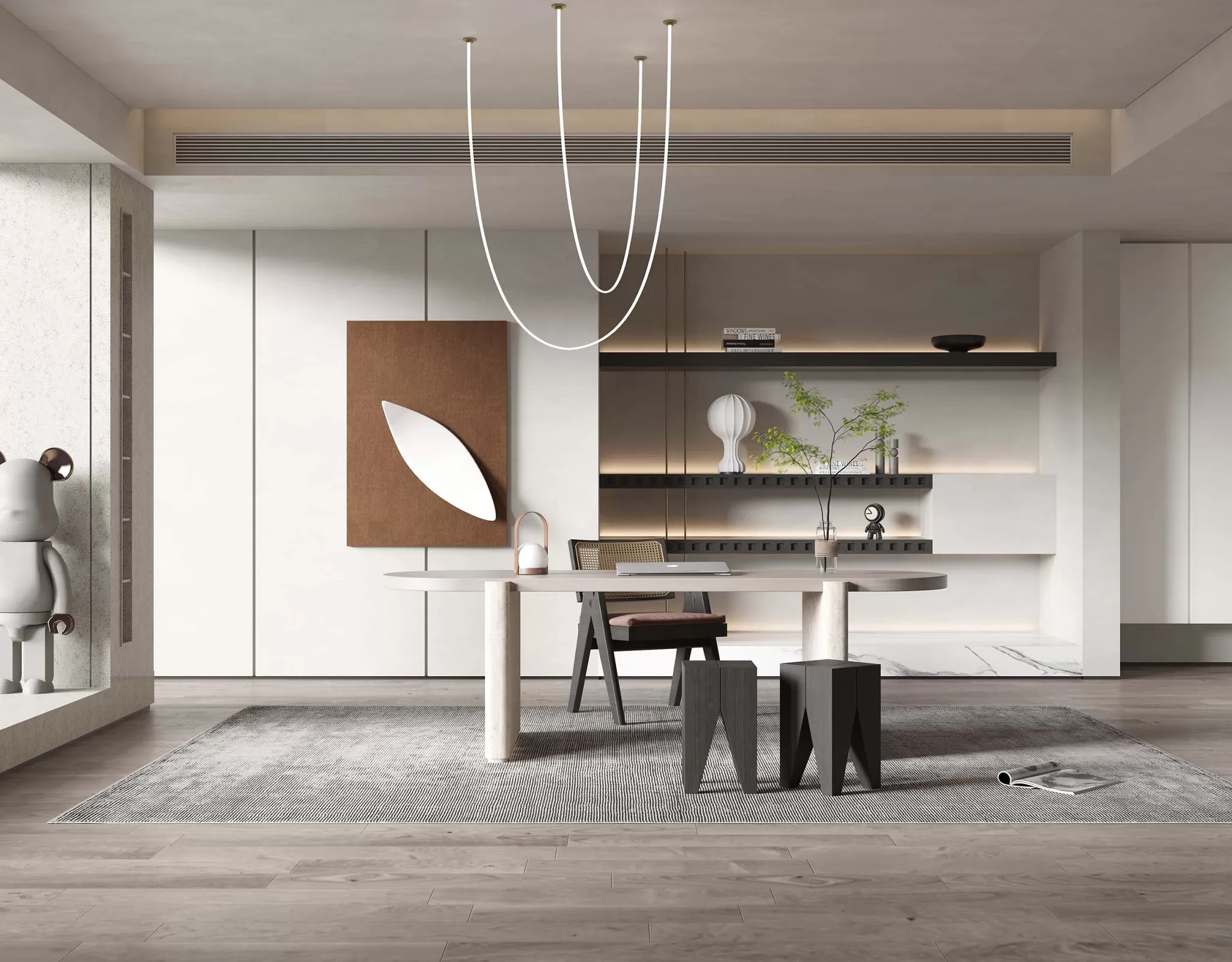 OFFICE HOME – 3D SCENE – 384