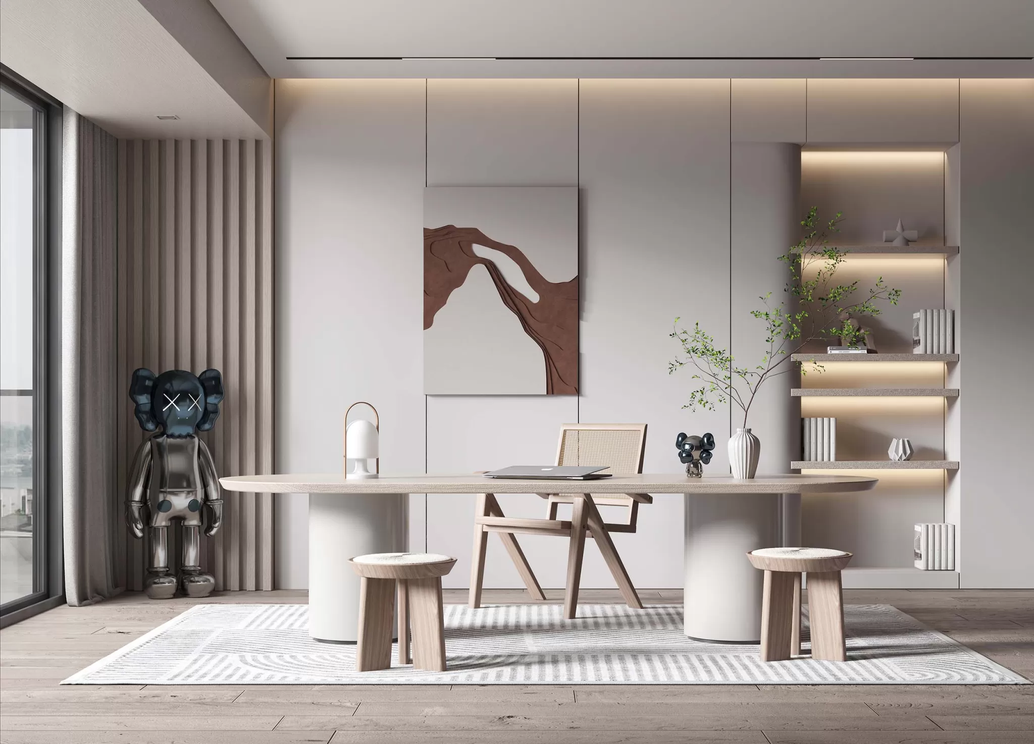 OFFICE HOME – 3D SCENE – 385