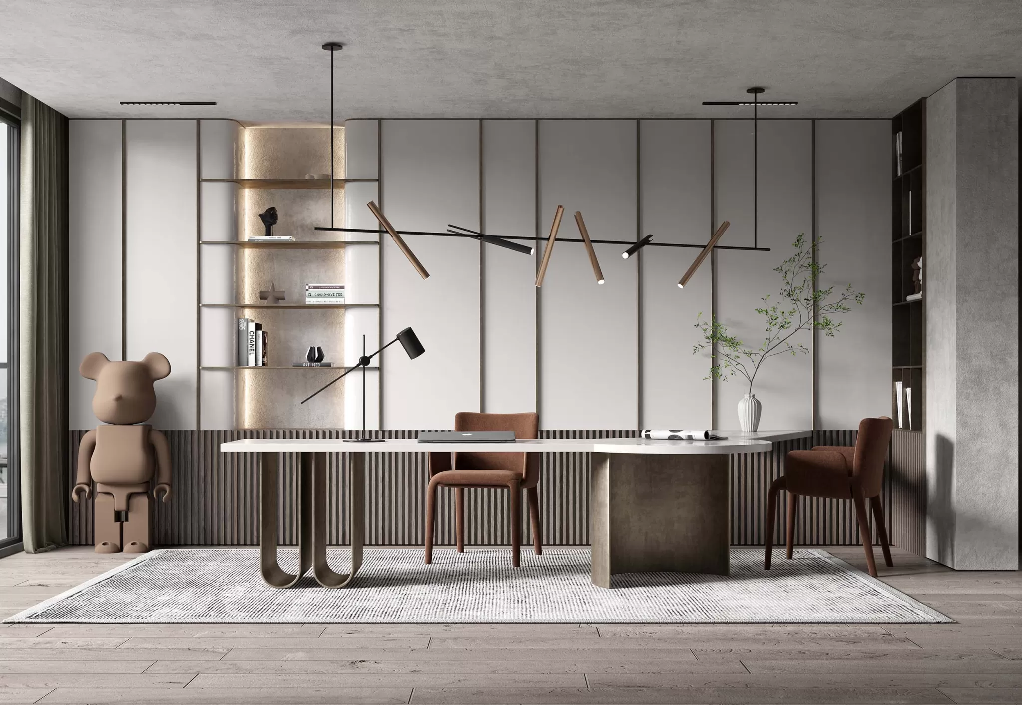 OFFICE HOME – 3D SCENE – 387