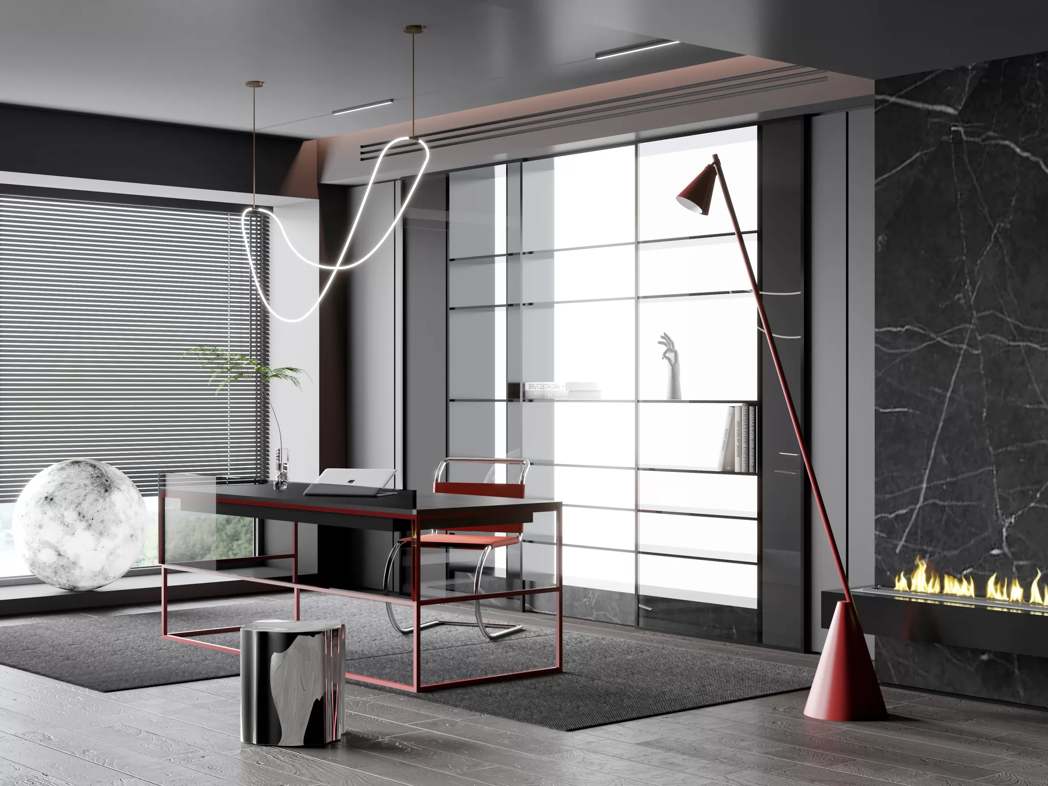 OFFICE HOME – 3D SCENE – 390