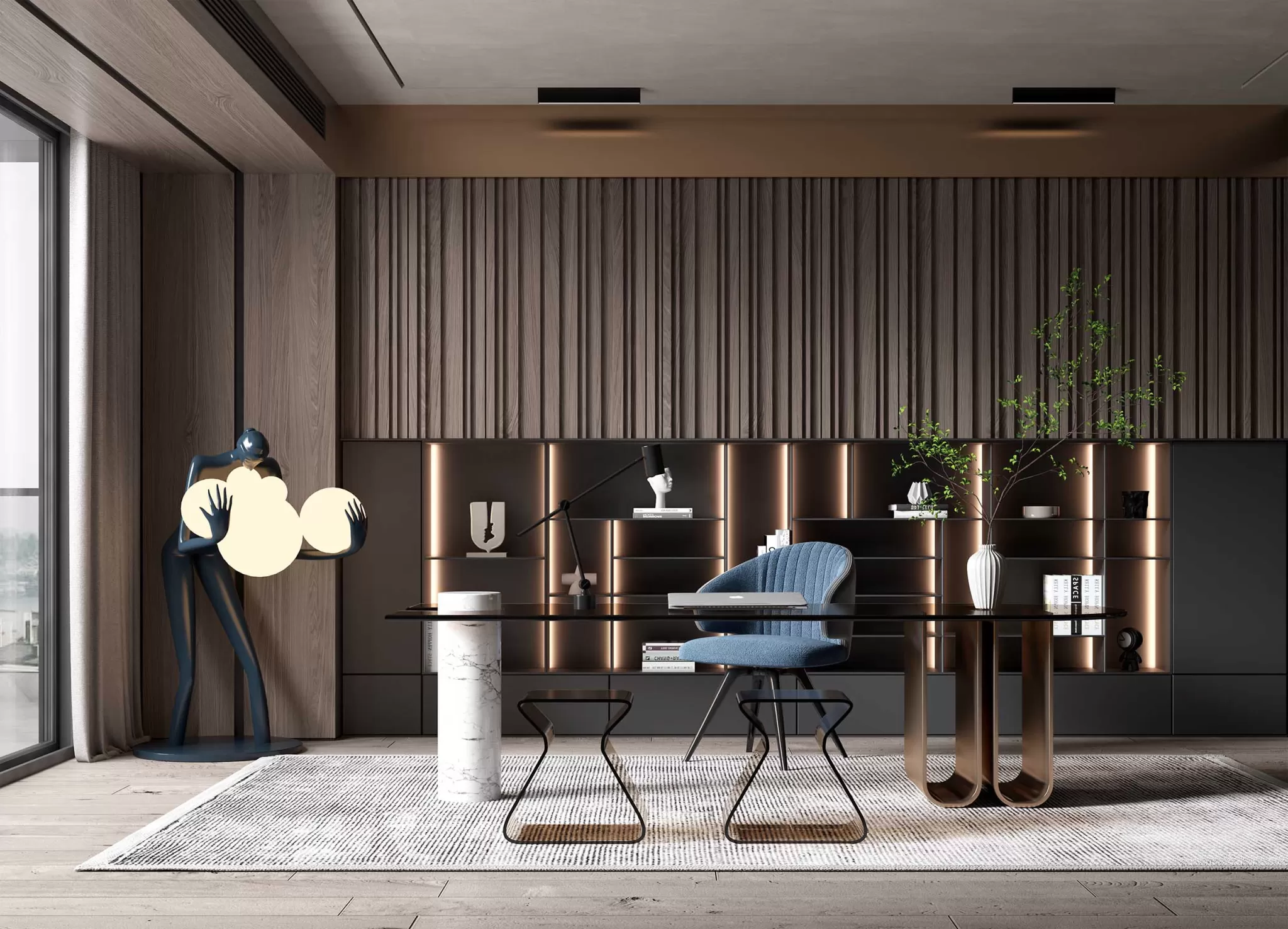 OFFICE HOME – 3D SCENE – 392