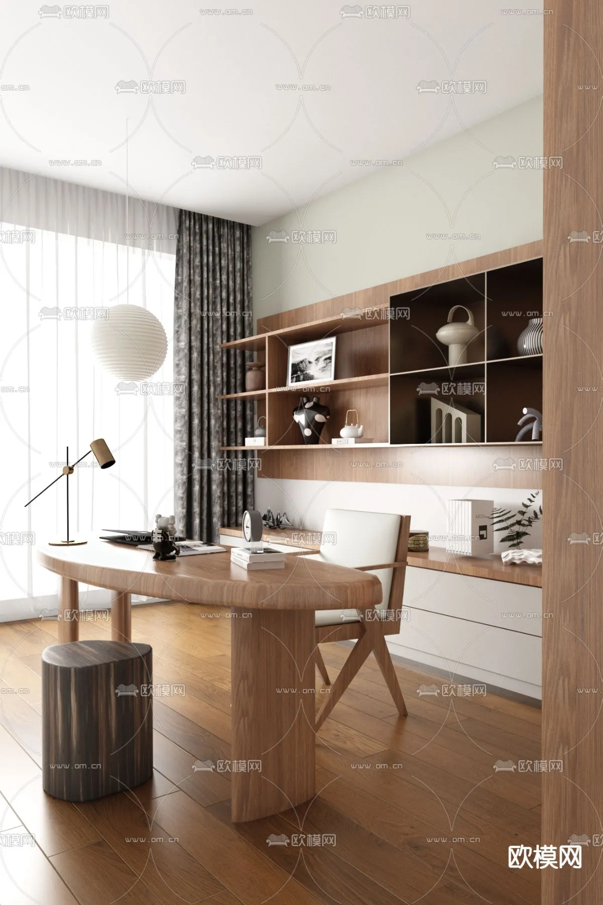 OFFICE HOME – VRAY / CORONA – 3D MODEL – 1695