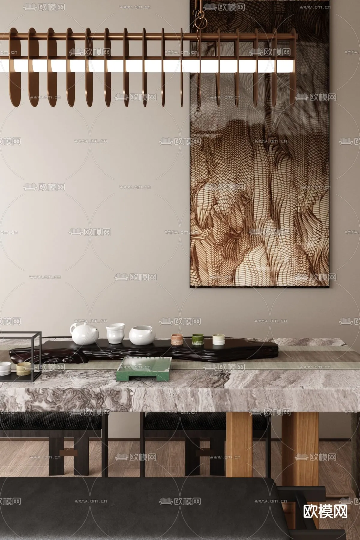 OFFICE HOME – VRAY / CORONA – 3D MODEL – 1696