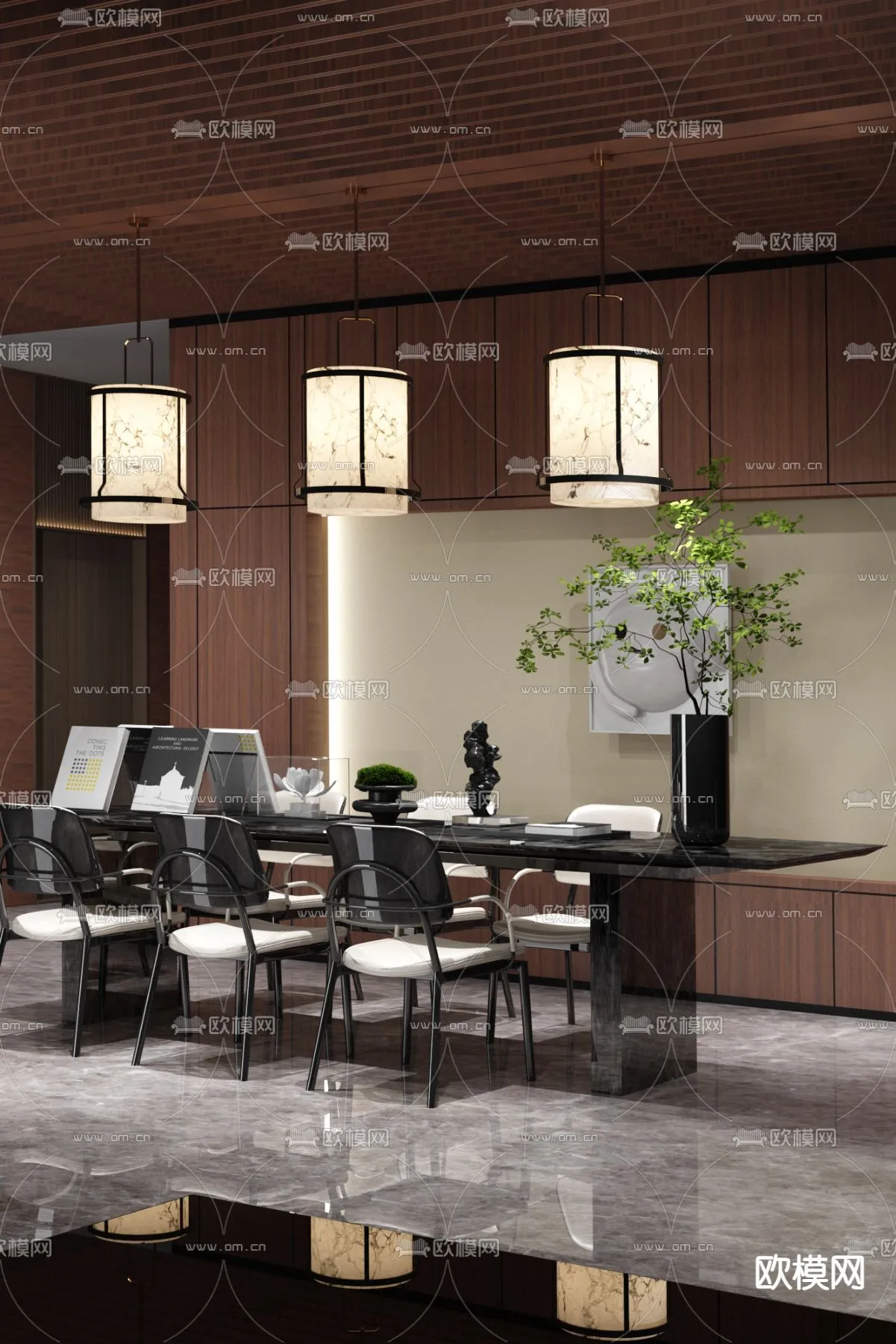 OFFICE HOME – VRAY / CORONA – 3D MODEL – 1697