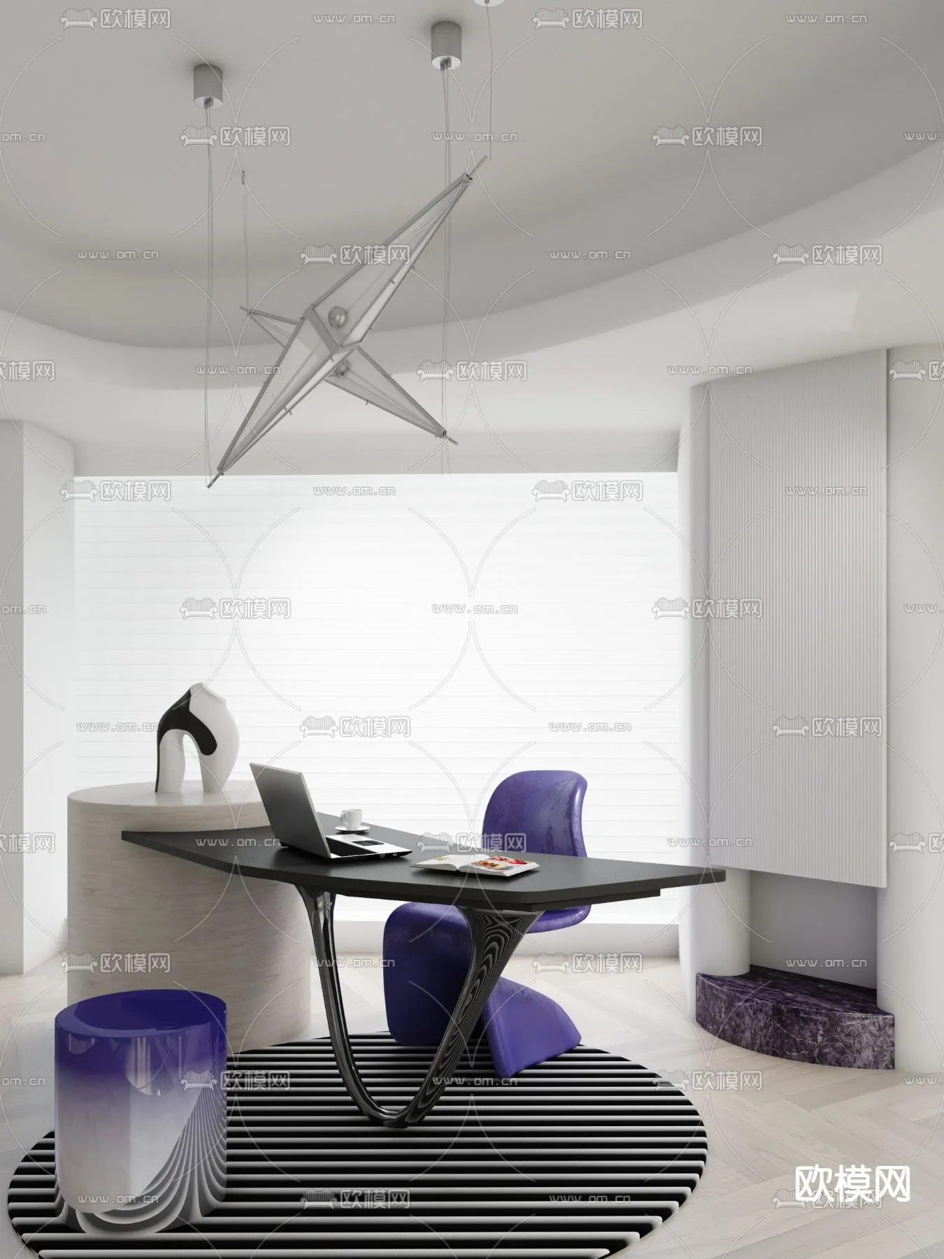 OFFICE HOME – VRAY / CORONA – 3D MODEL – 1701