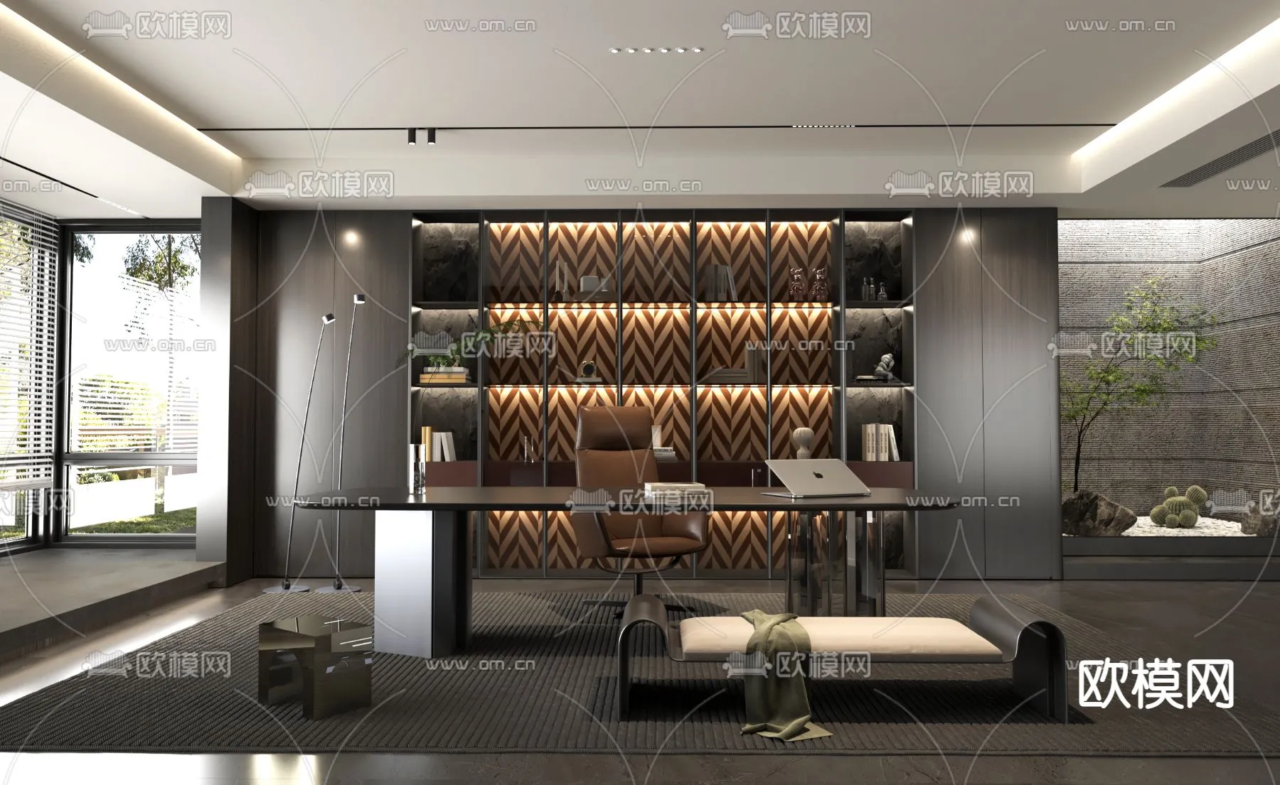 OFFICE HOME – VRAY / CORONA – 3D MODEL – 1743