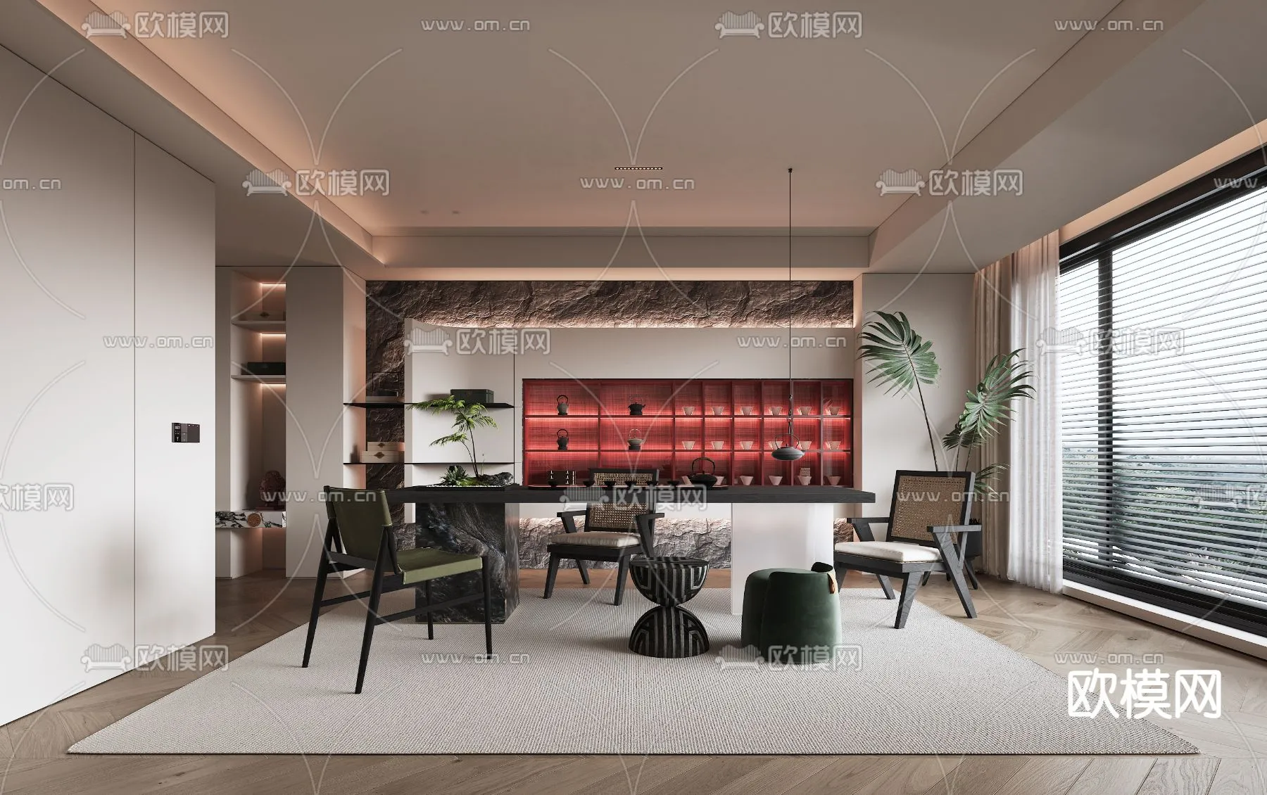 OFFICE HOME – VRAY / CORONA – 3D MODEL – 1770