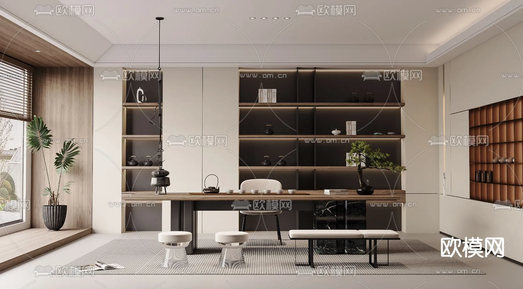 OFFICE HOME – VRAY / CORONA – 3D MODEL – 1774
