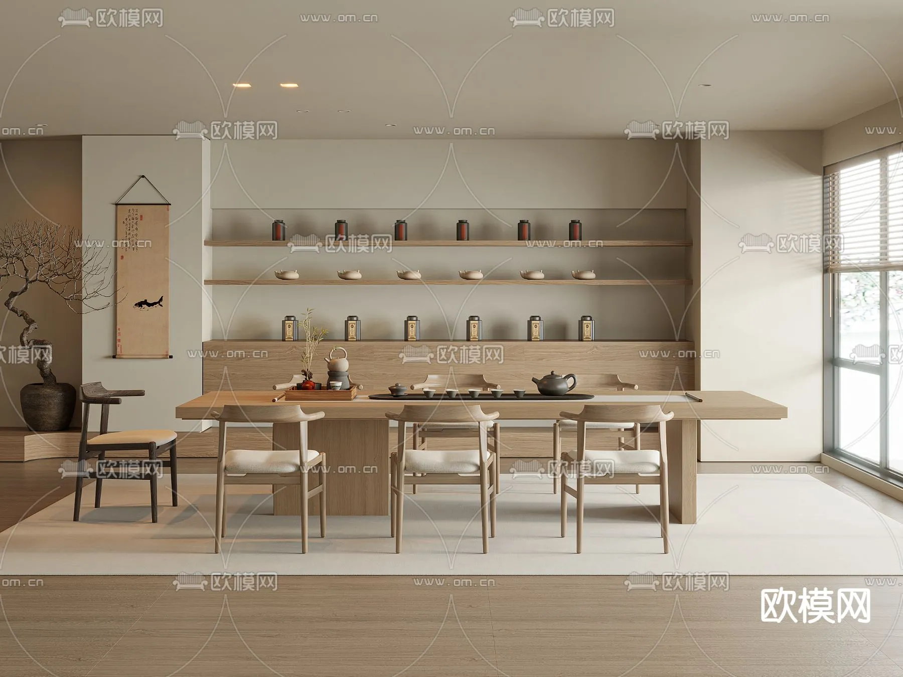 OFFICE HOME – VRAY / CORONA – 3D MODEL – 1783