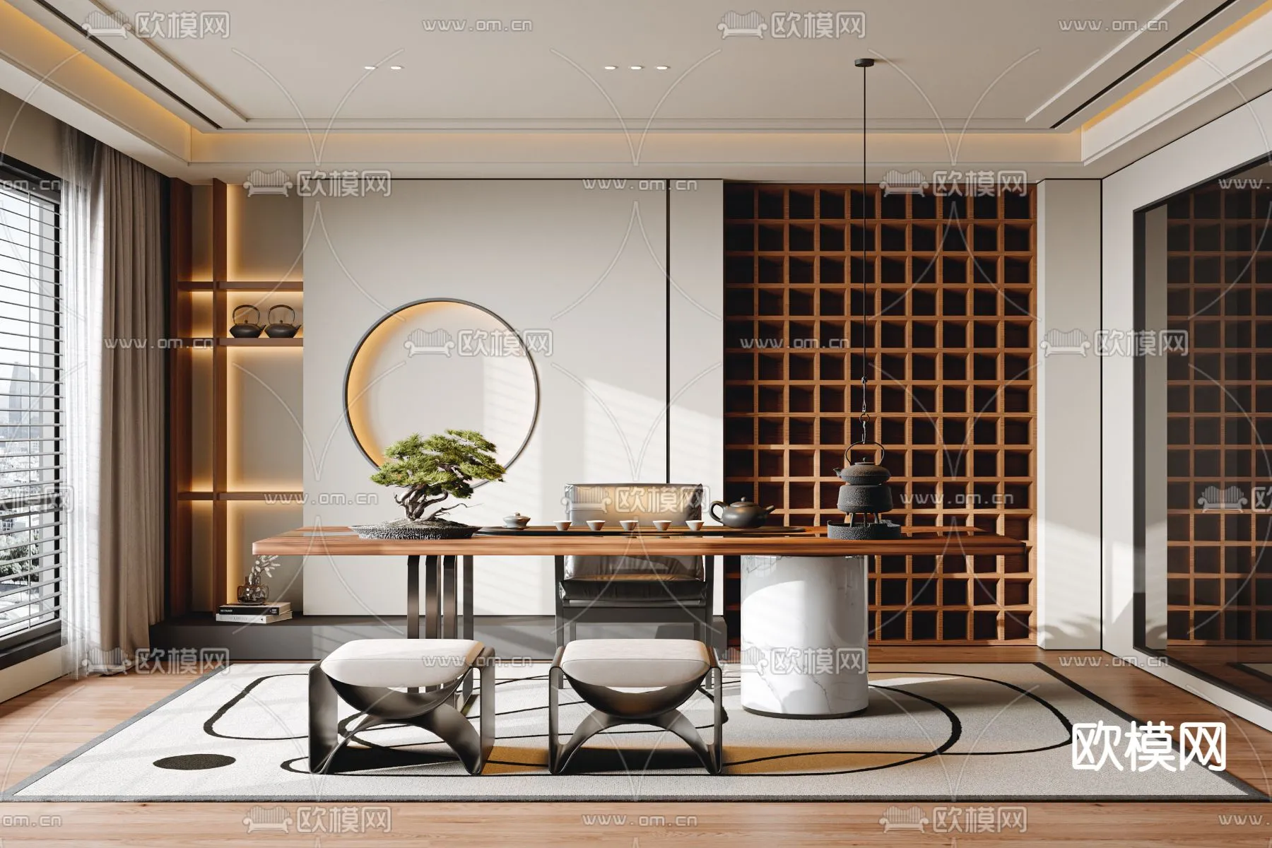 OFFICE HOME – VRAY / CORONA – 3D MODEL – 1784