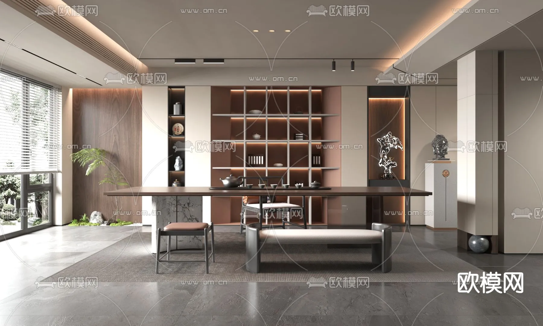 OFFICE HOME – VRAY / CORONA – 3D MODEL – 1785