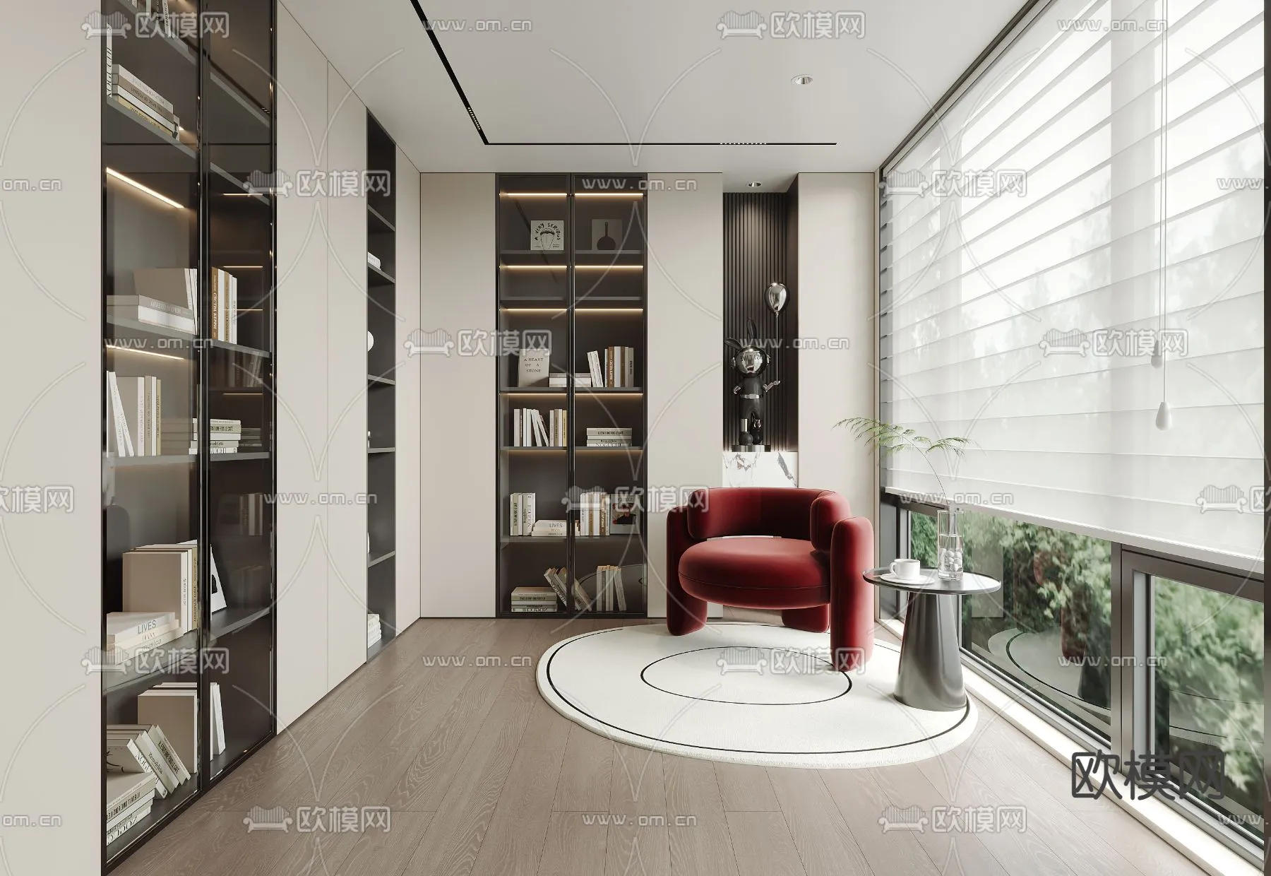 OFFICE HOME – VRAY / CORONA – 3D MODEL – 1789