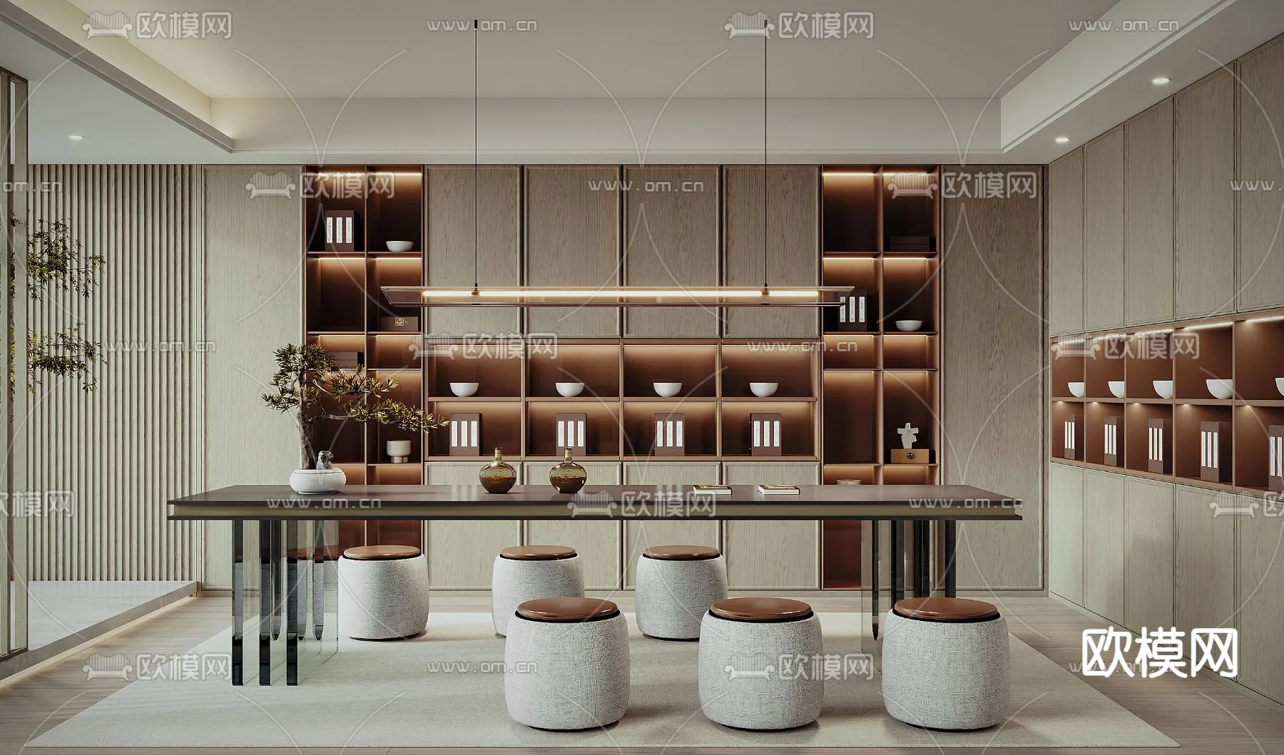 OFFICE HOME – VRAY / CORONA – 3D MODEL – 1803