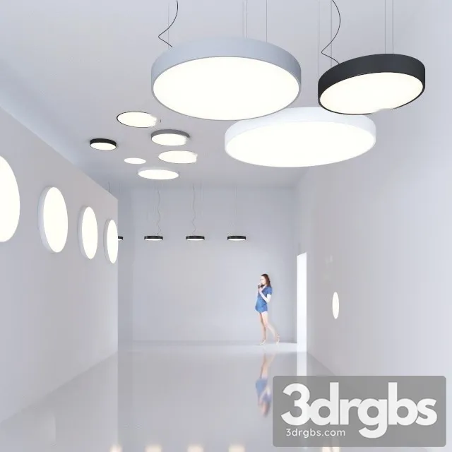 Office lights 2 3D Model Download