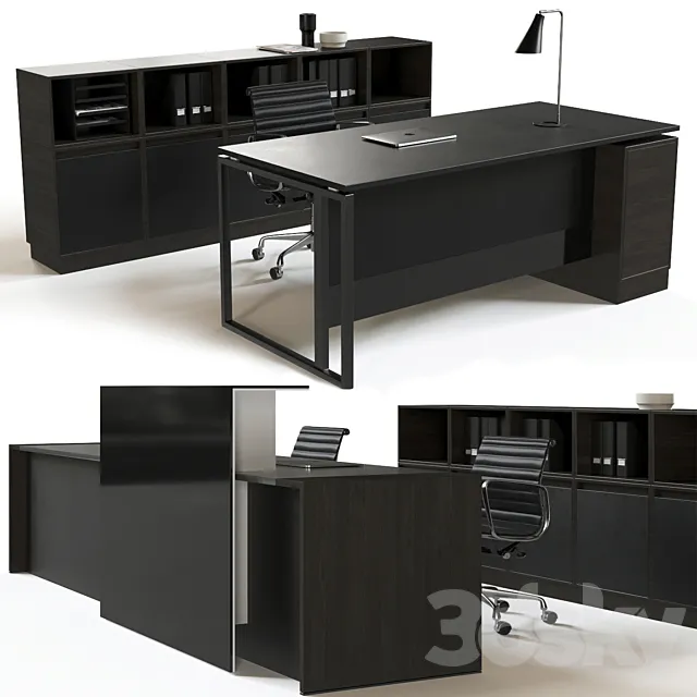 Office reception furniture set 3DModel Office reception furniture set 3DModel