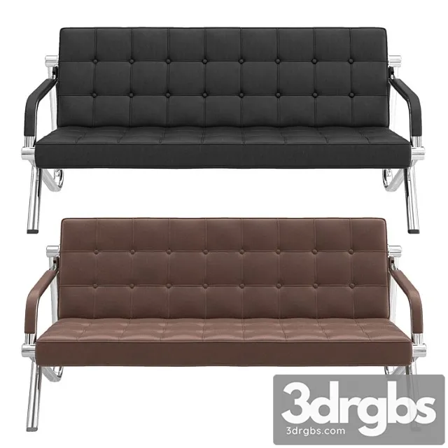Office Sofa 5 3D Model Download