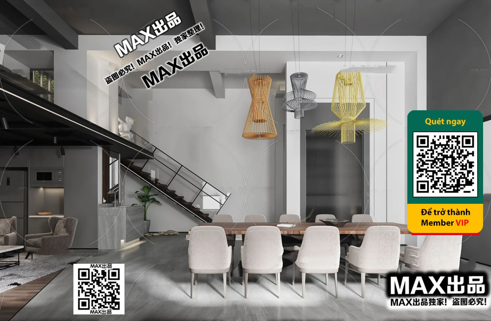 OFFICE SPACE – VRAY / CORONA – 3D MODEL – 4729 OFFICE SPACE – VRAY / CORONA – 3D MODEL – 4729