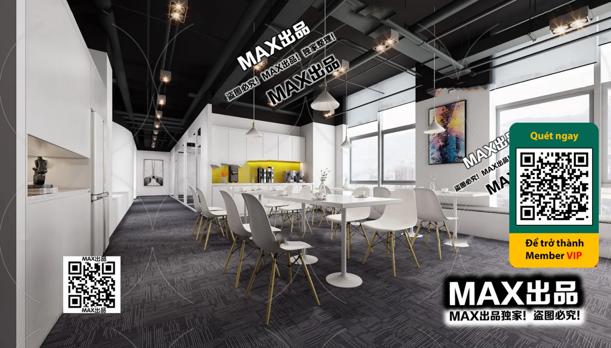 OFFICE SPACE – VRAY / CORONA – 3D MODEL – 4737 OFFICE SPACE – VRAY / CORONA – 3D MODEL – 4737