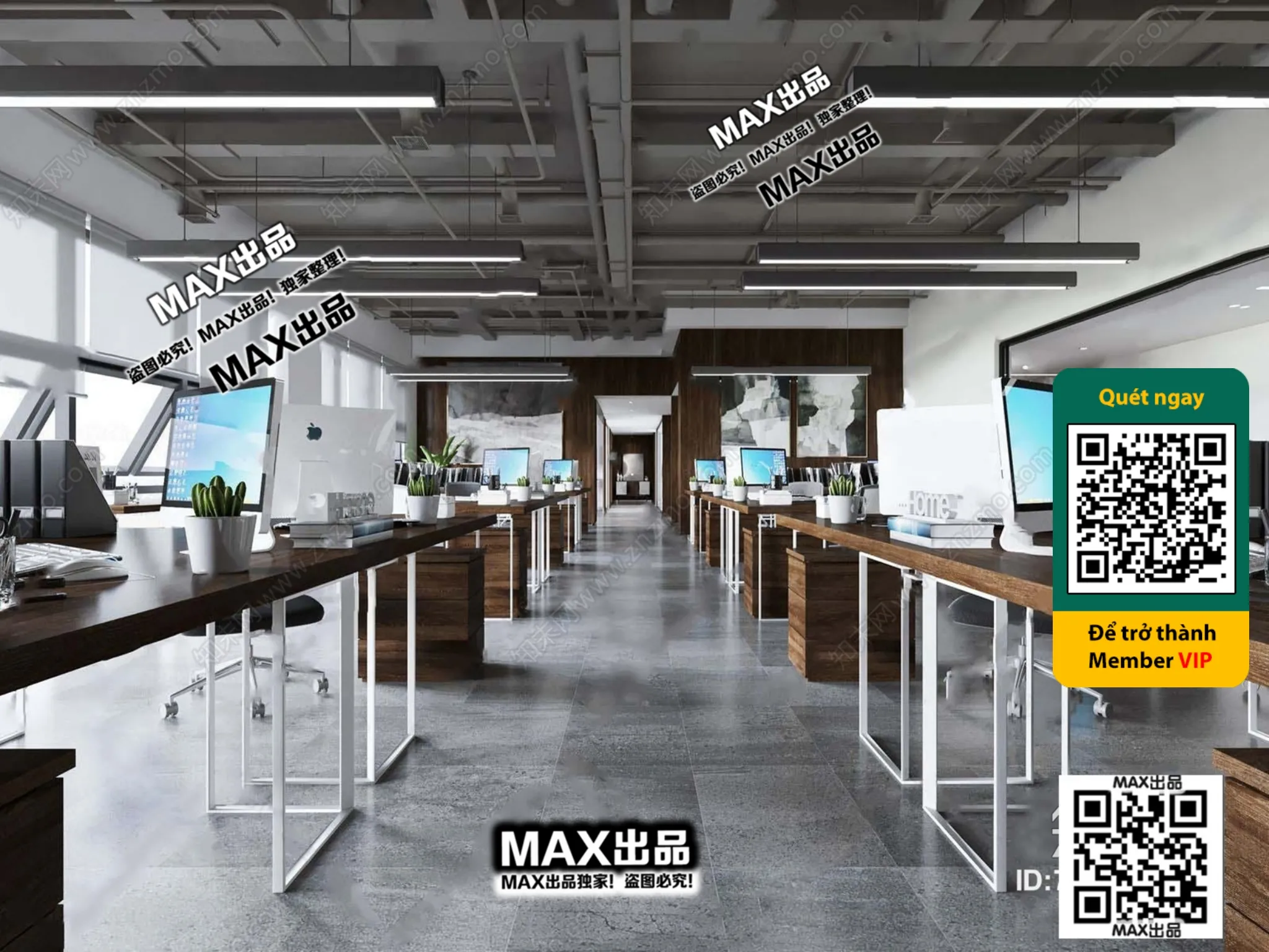 OFFICE SPACE – VRAY / CORONA – 3D MODEL – 4823 OFFICE SPACE – VRAY / CORONA – 3D MODEL – 4823