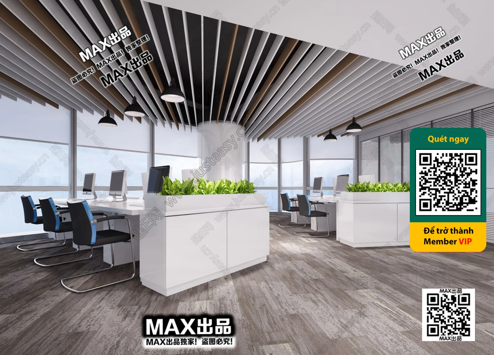 OFFICE SPACE – VRAY / CORONA – 3D MODEL – 4826 OFFICE SPACE – VRAY / CORONA – 3D MODEL – 4826
