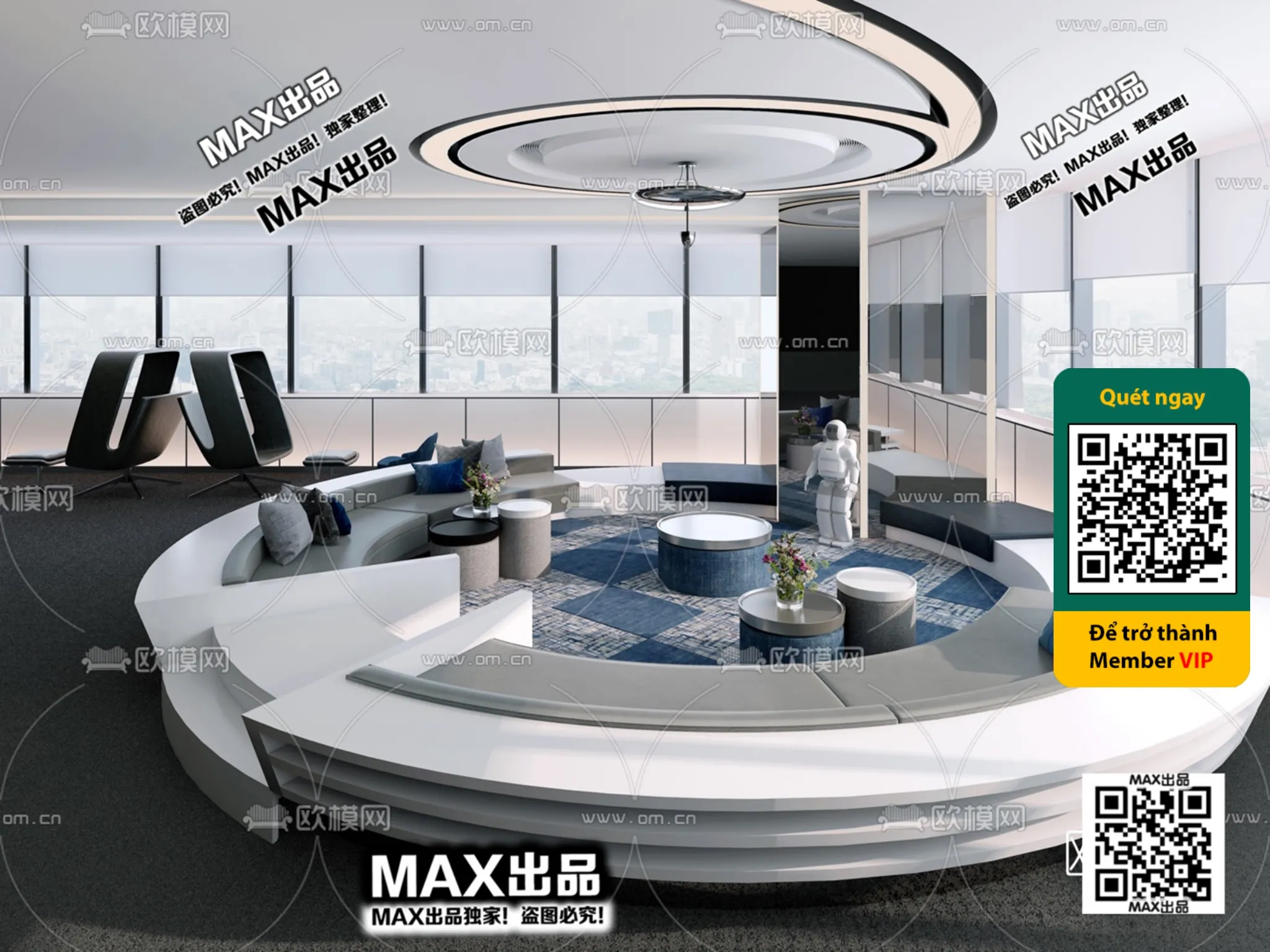 OFFICE SPACE – VRAY / CORONA – 3D MODEL – 4832 OFFICE SPACE – VRAY / CORONA – 3D MODEL – 4832